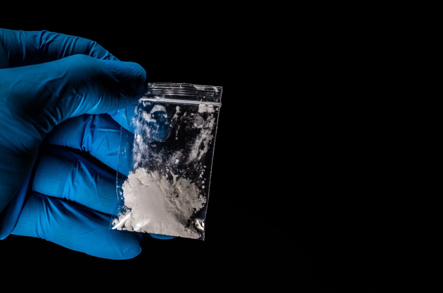 drug of abuse in a baggie