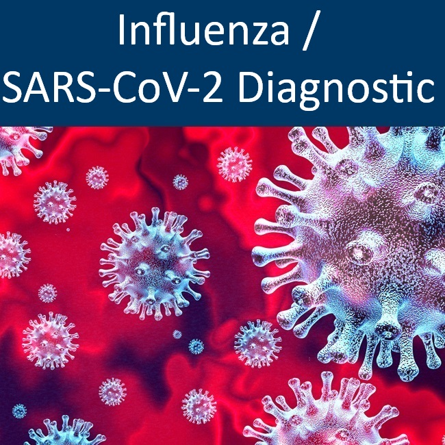 flu and covid sub form with image of covid-19 virus