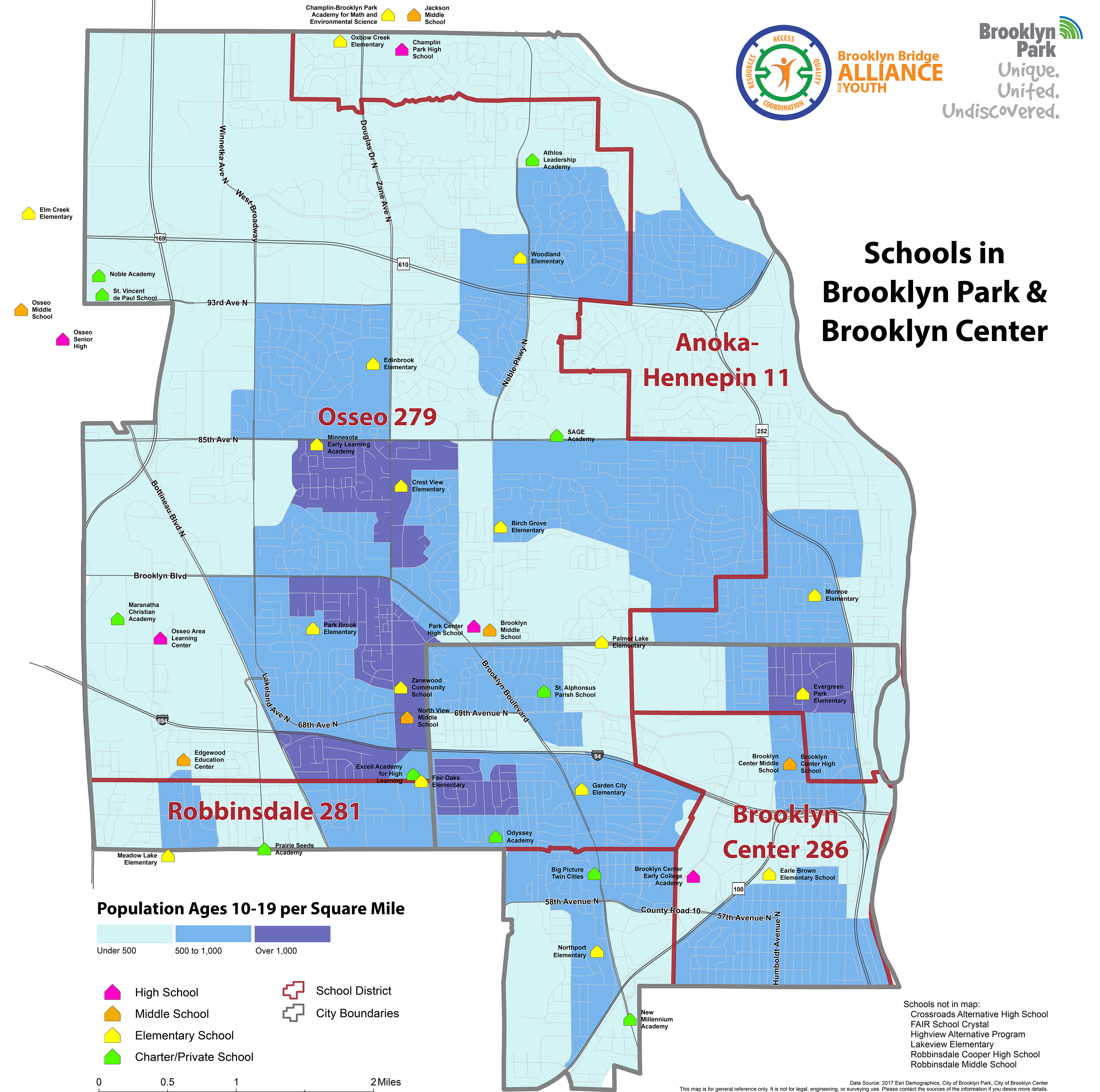 Brooklyns School District map.