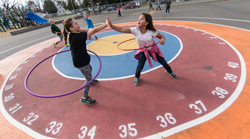 kids on playground