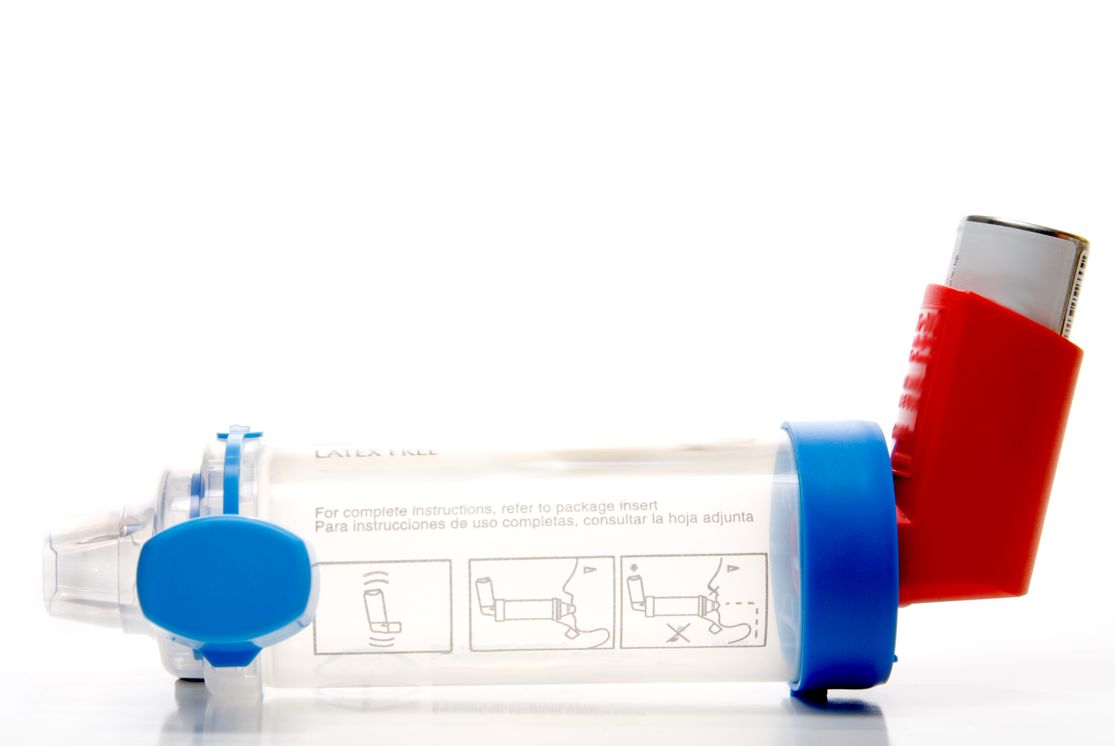 asthma inhaler with chamber