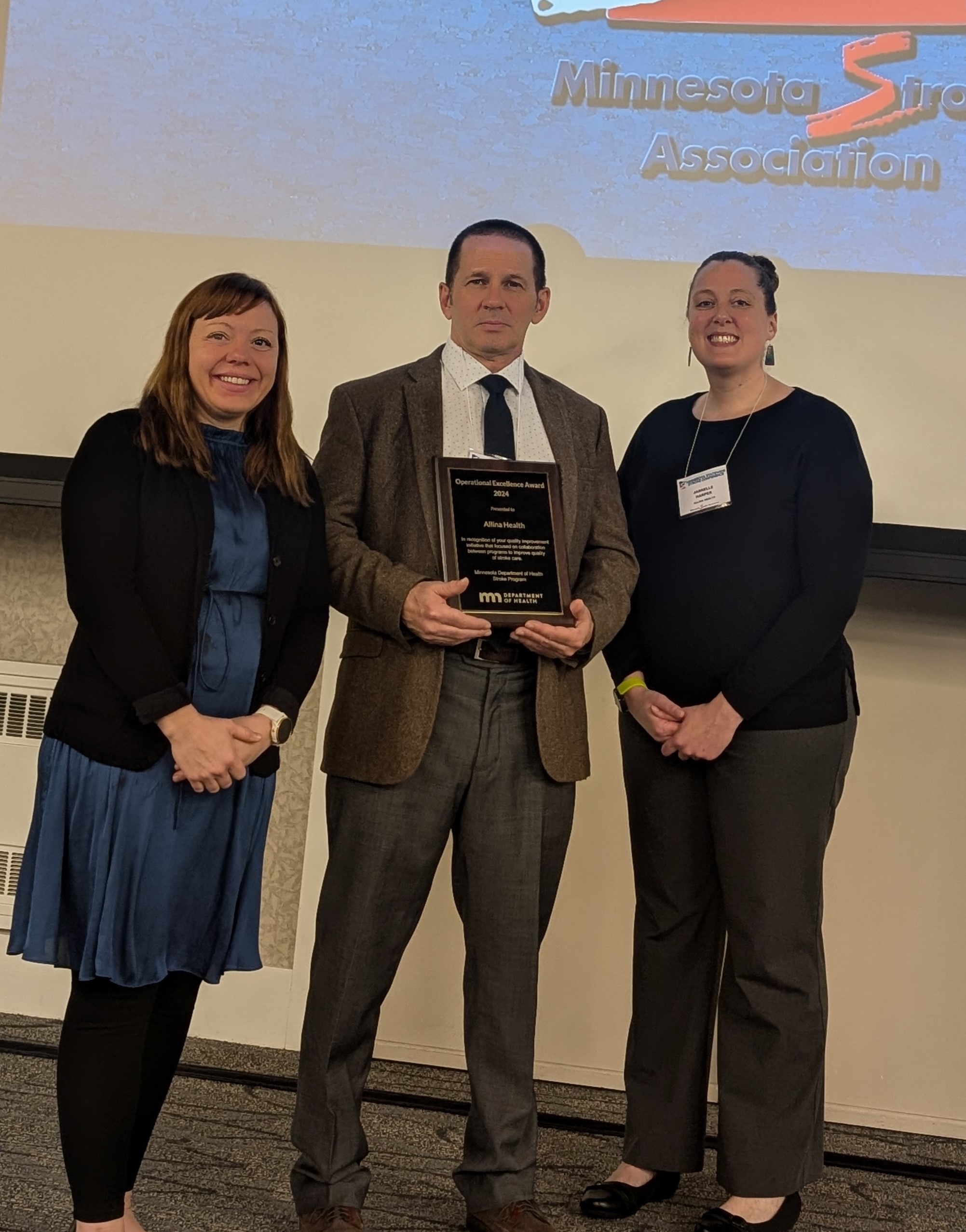 staff at the minnesota stroke conference