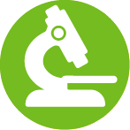 Laboratory icon: laboratory data, trends in viral respiratory disease