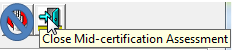 Close certification icons